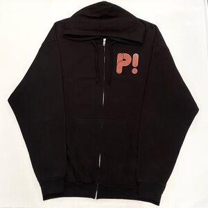 Panic At The Disco P! Black Full Zip Band Hoodie Size Men’s XL New Without Tags